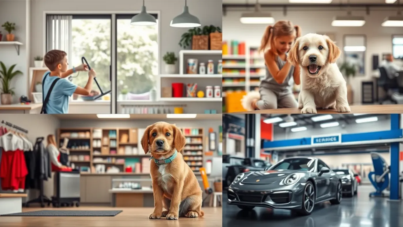 Các ngành dịch vụ gia đình và chăm sóc