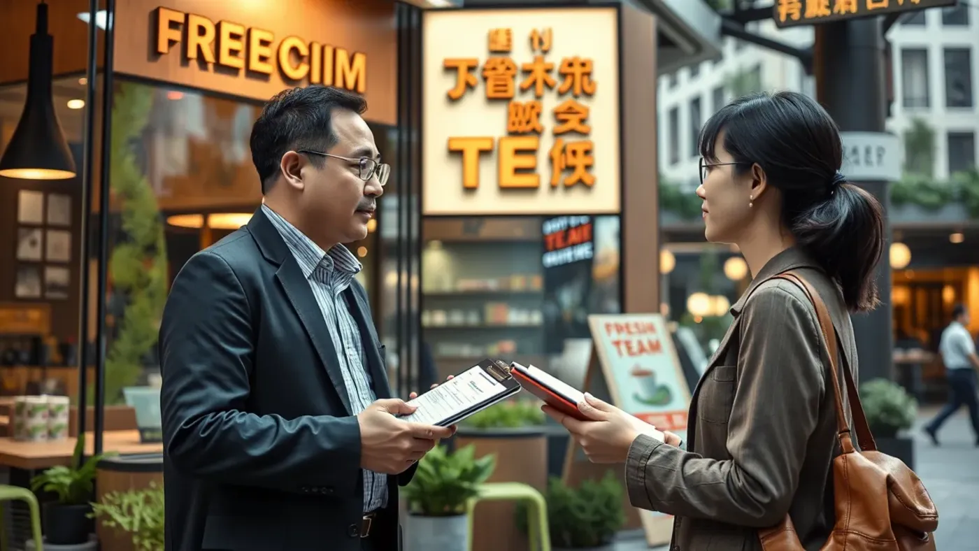 thẩm định điểm nhượng quyền trà pha tươi