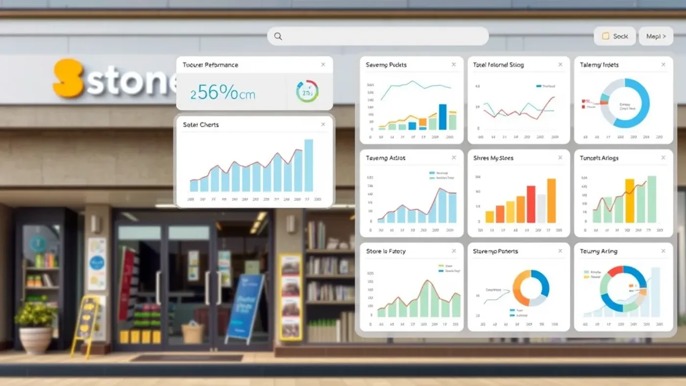 Bảng KPI điều hành cửa hàng bán lẻ