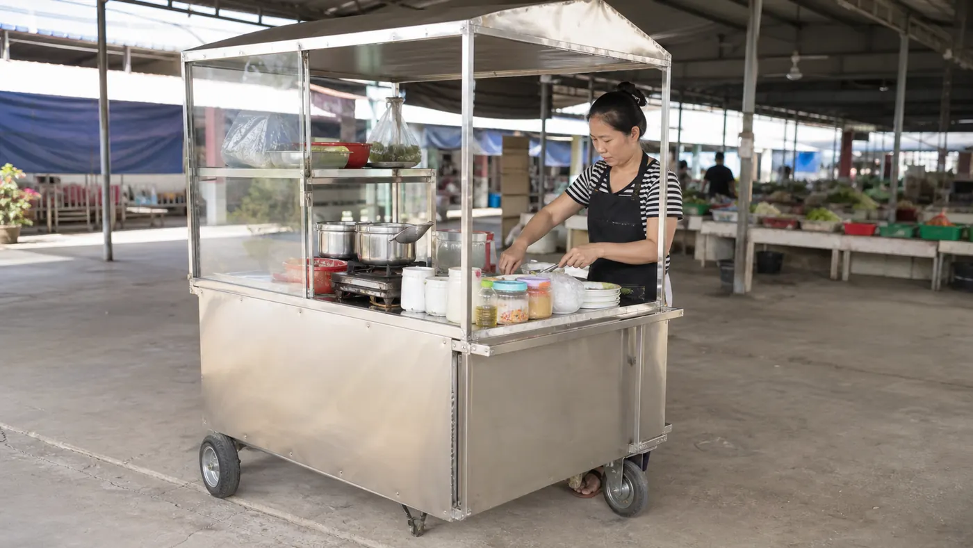 mô hình xe đẩy phù hợp vốn dưới 50 triệu